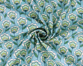 Tissu en coton à motif floral rétro Little Johnny (91152)
